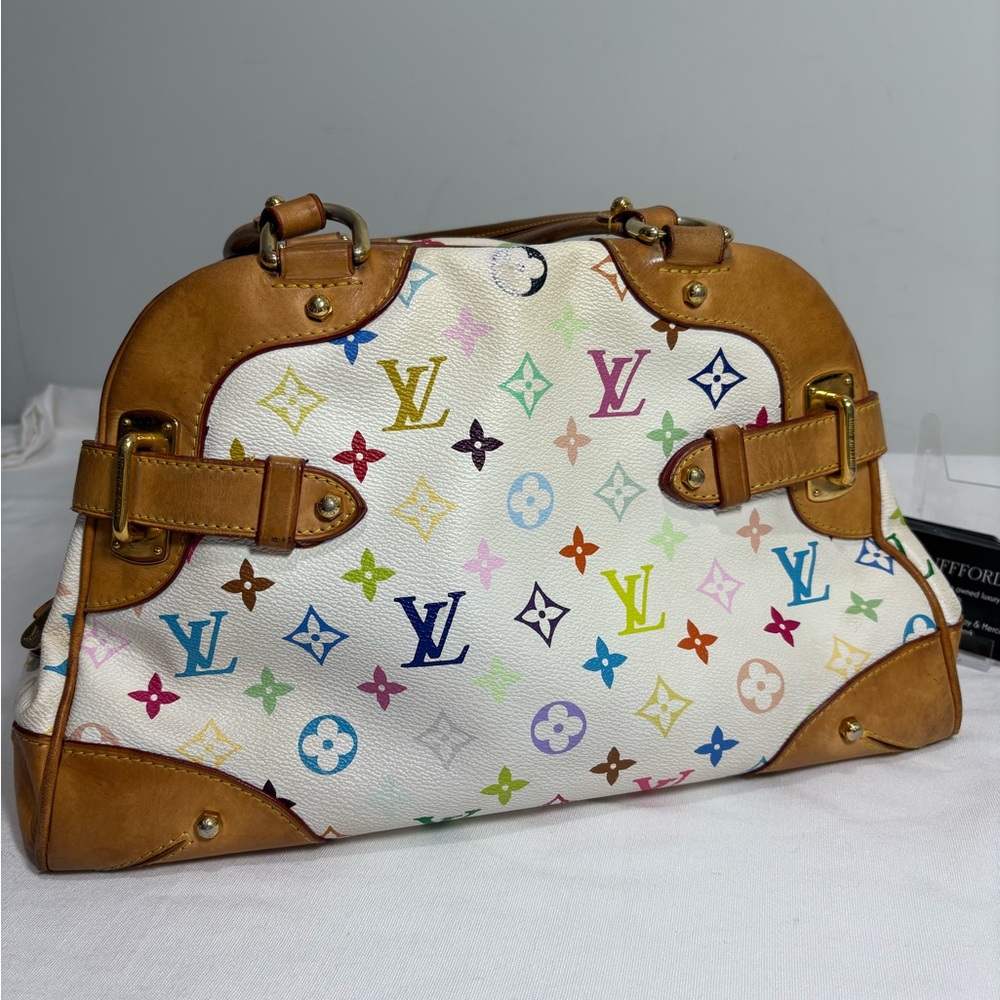 Authentic LOUIS VUITTON Claudia multicolor handbag with certificate - Picture 6 of 15